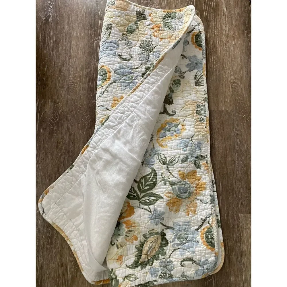 Raymond Waites Quilted Botanical 20x26” Bed Pillow Shams